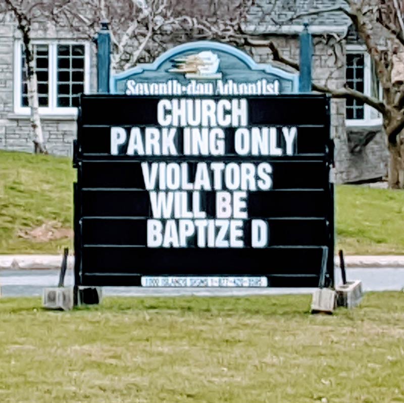 This church isn't messing around