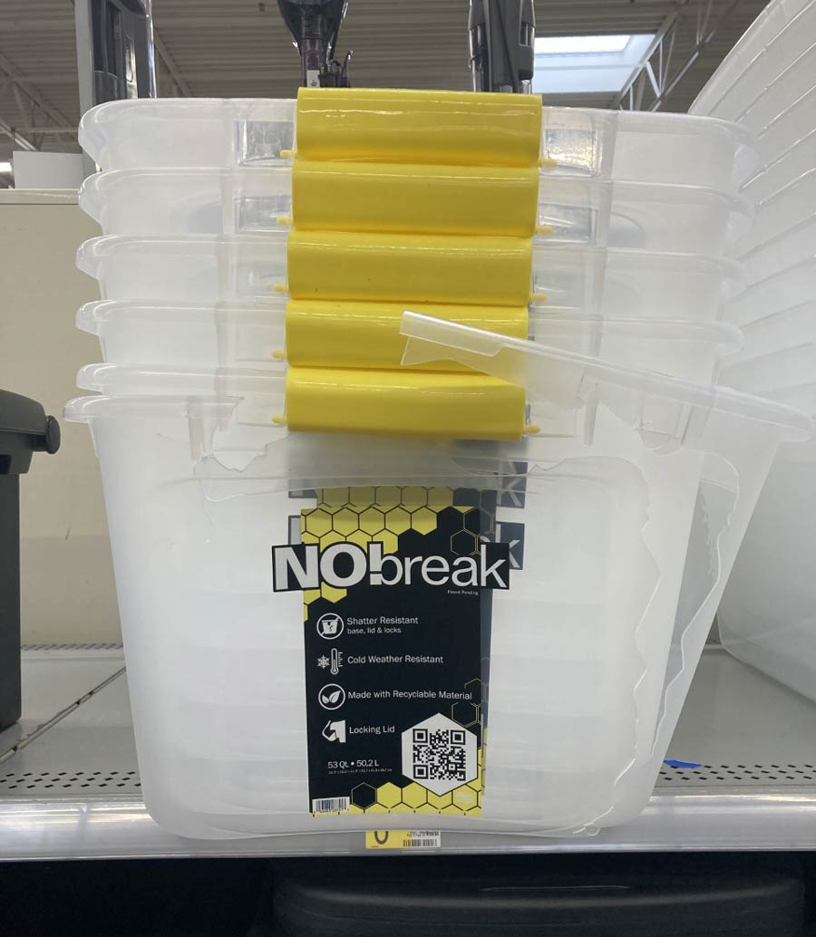 "No! Break". Saw this at a store near Buffalo, NY