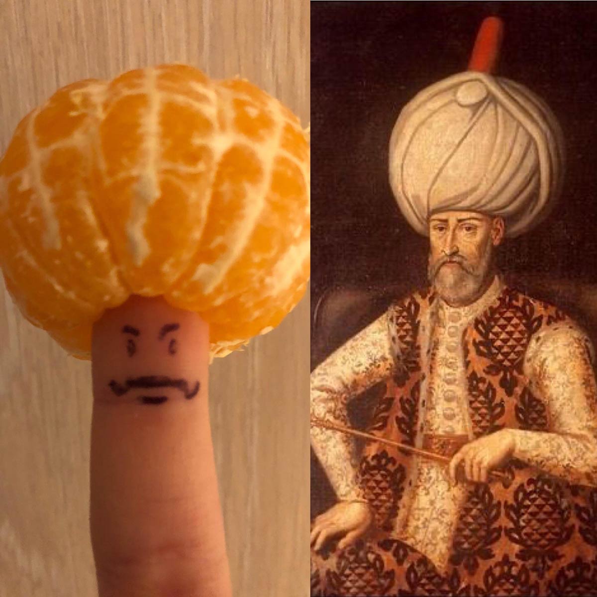 Accurate representation of the Ottoman Sultan Suleiman the Magnificent