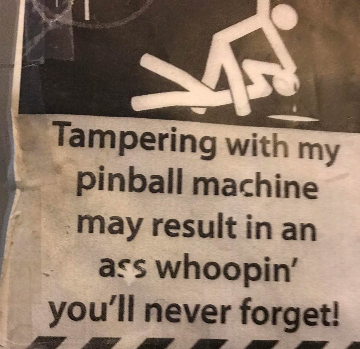 Saw this on a pinball machine