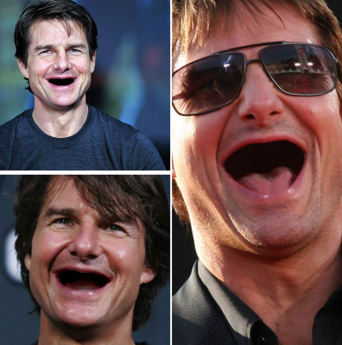 Tom Cruise without teeth