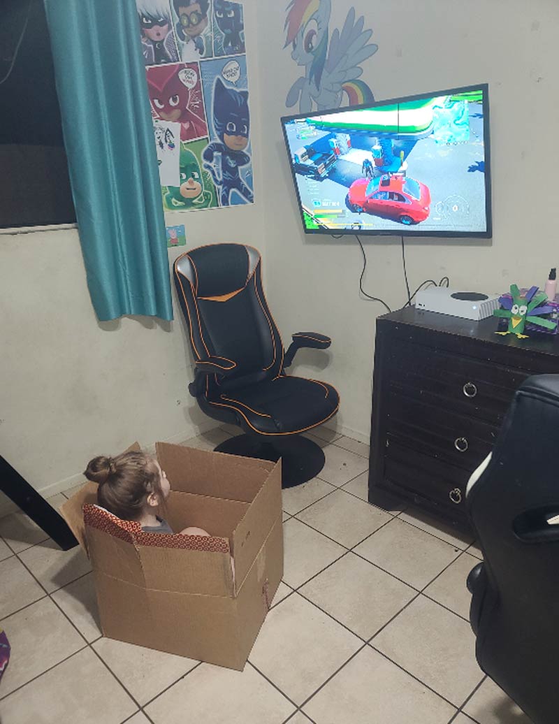 Bought my daughter a gaming chair..
