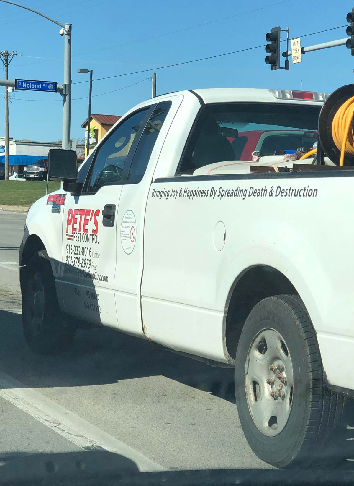 This pest control company slogan