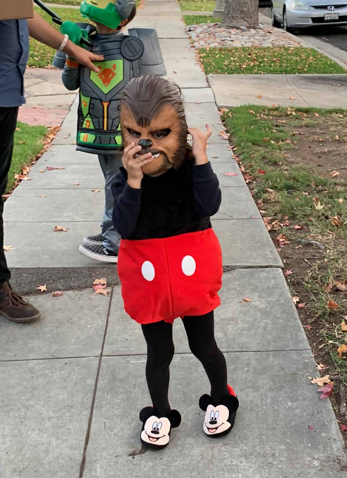 That one year they let my boyfriend’s nephew dress himself for Halloween