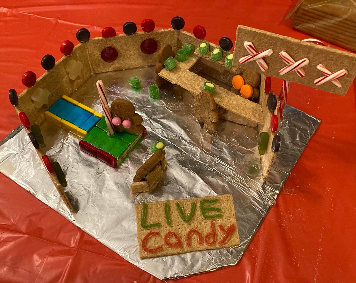 Every year my in-laws have a gingerbread house competition and every year I’m still a disappointment