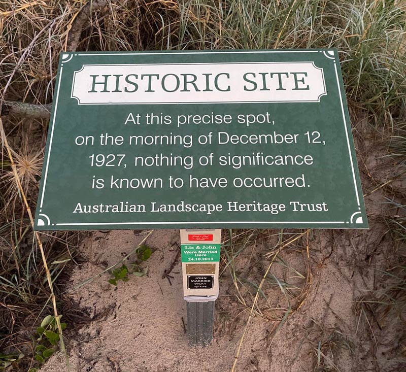 Historic site on East Coast of Australia