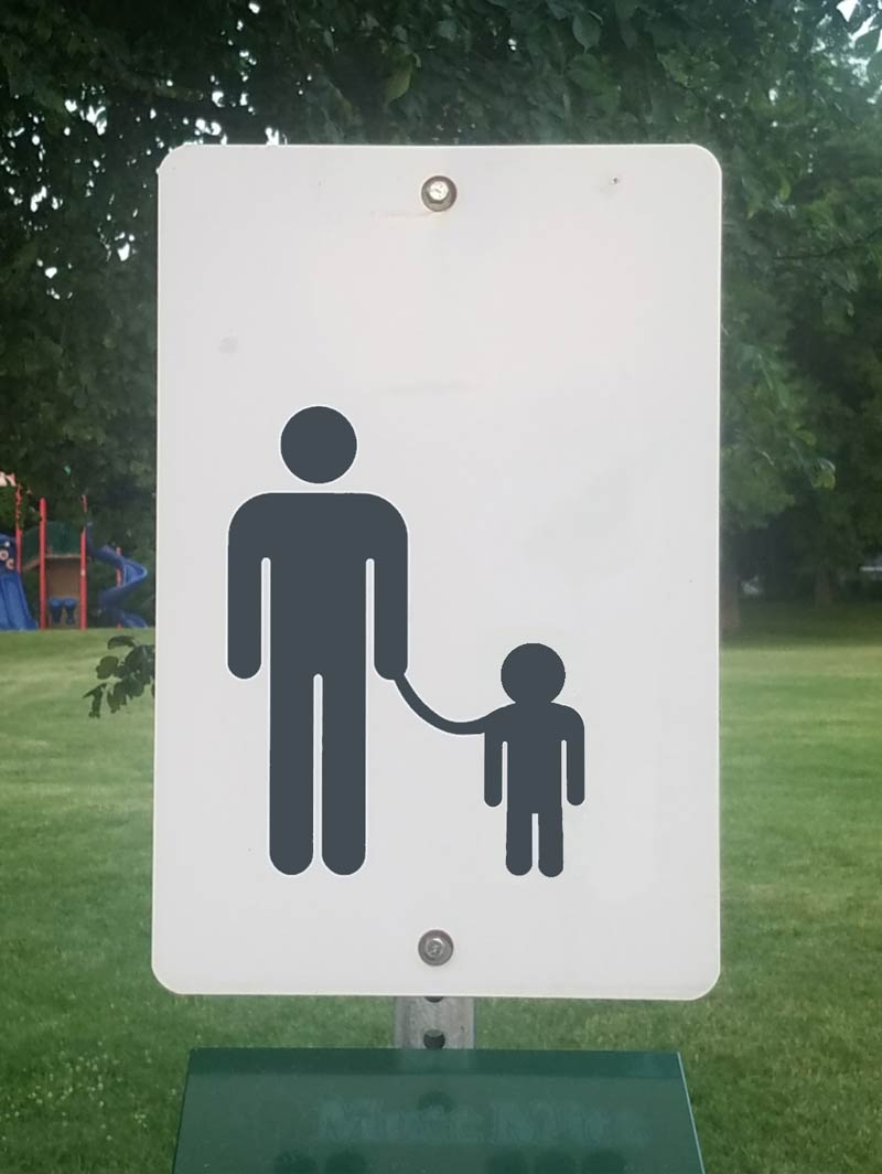 Saw this sign at my local park