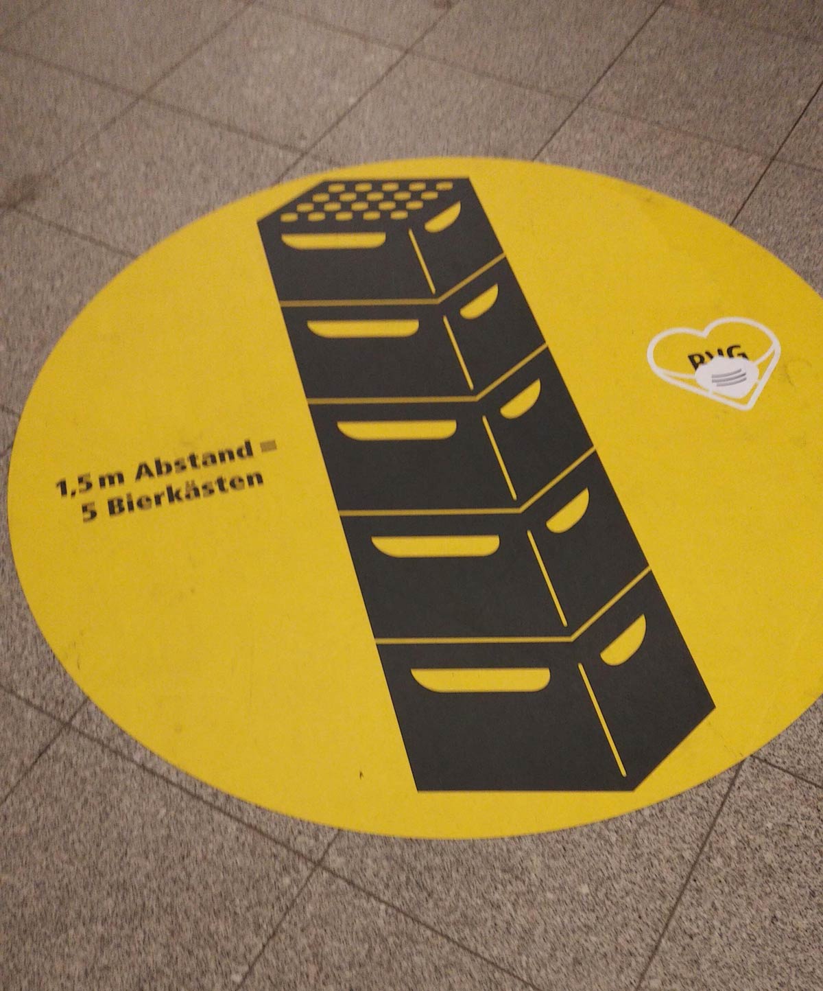In Berlin we keep 1.5m social distance, measured in beer