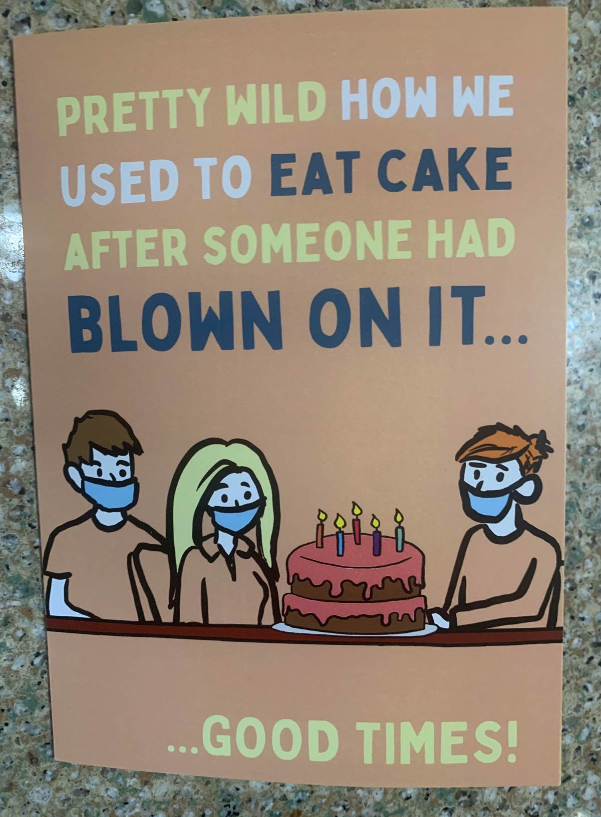 My wife’s Birthday card makes a pretty good point..