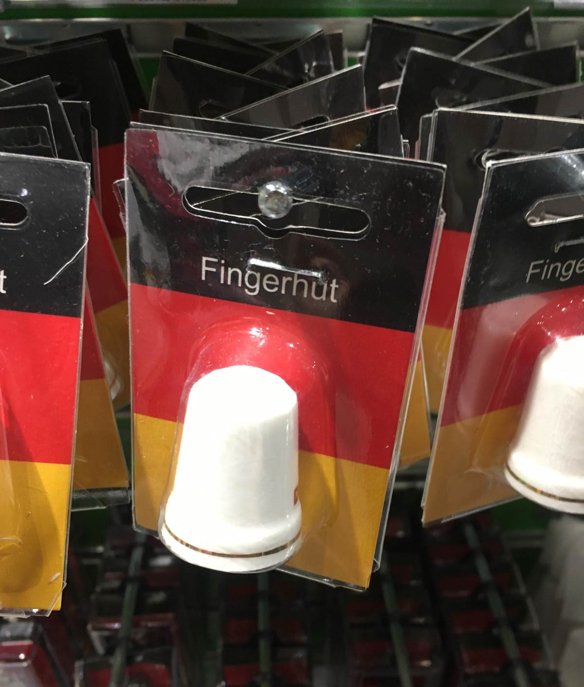 In case you were wondering how to say thimble in German