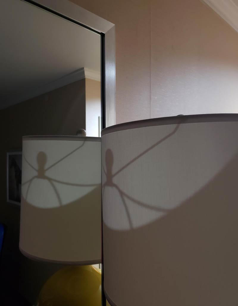 The lamp in my hotel room almost gave me a heart attack