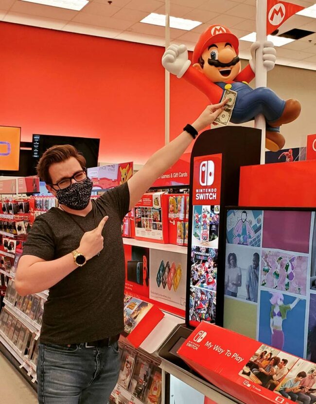 target mario plush