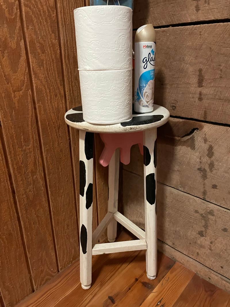 This udderly ridiculous stool