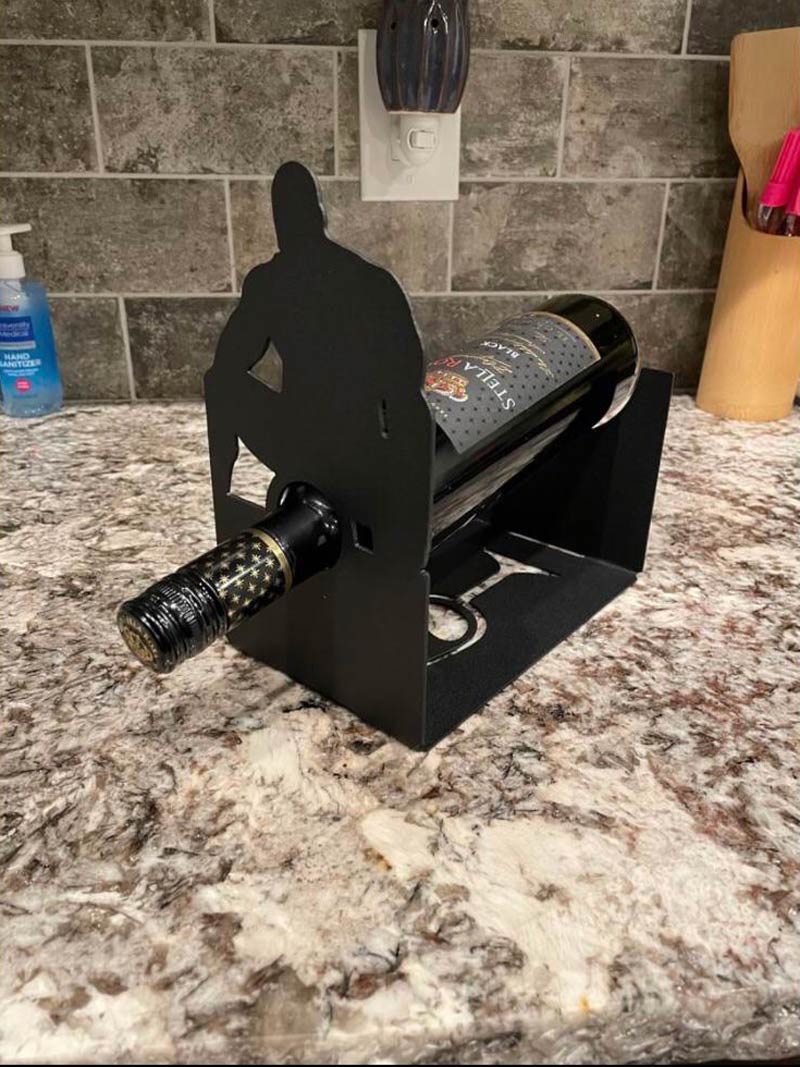 This wine bottle holder