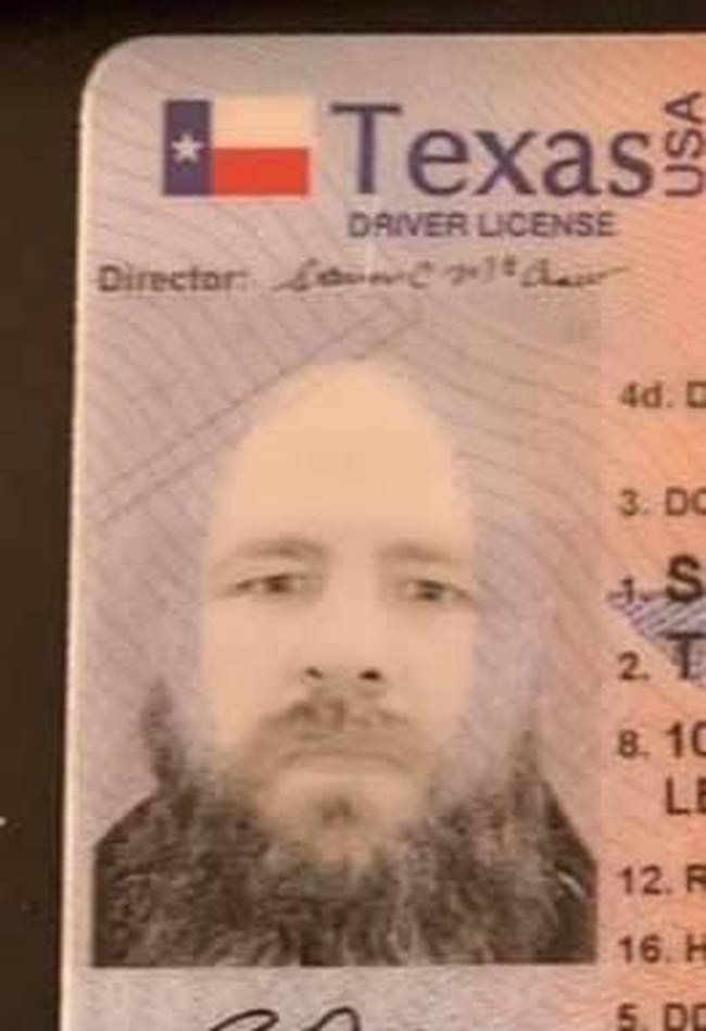 We moved to Texas and got our driver's licenses today. I’m not sure but something feels off about the edit