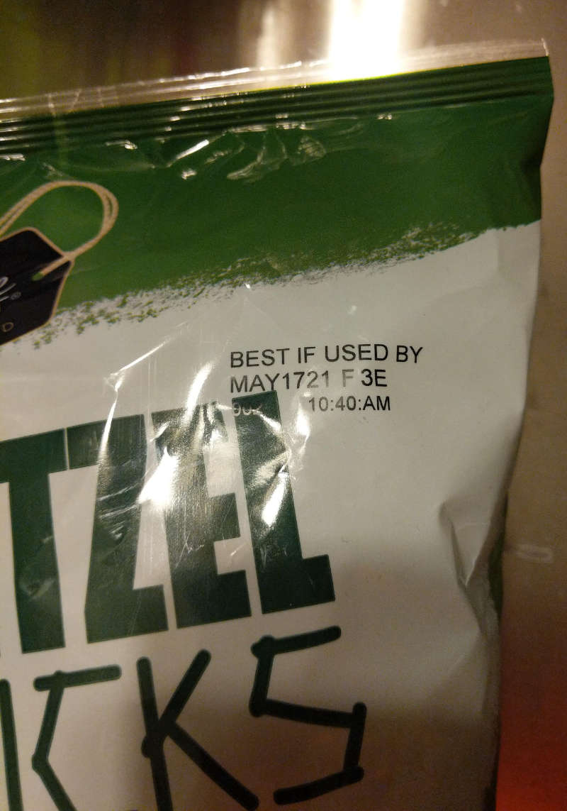 Damn.. My pretzels expired 300 years ago