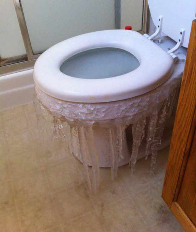 Going to the restroom in Texas today. (Real pic from a house in Dallas)