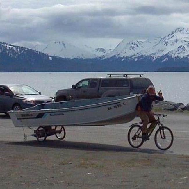 No car, no problem (Homer, Alaska)