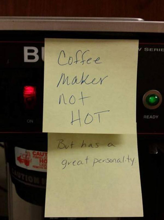 Coffee maker not hot..