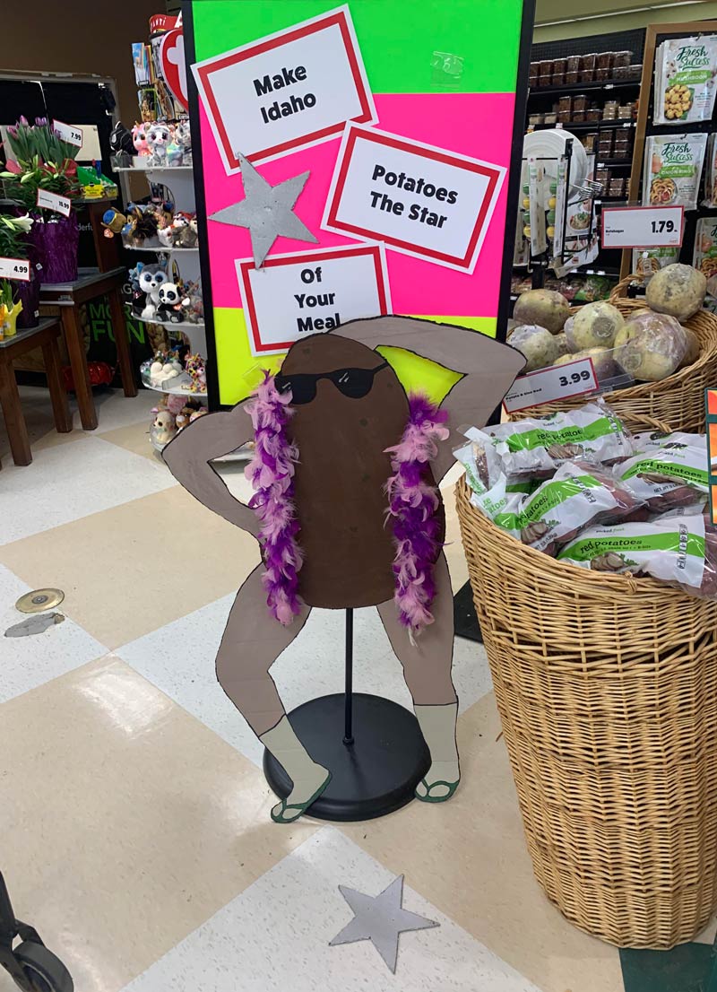 This grocery store display
