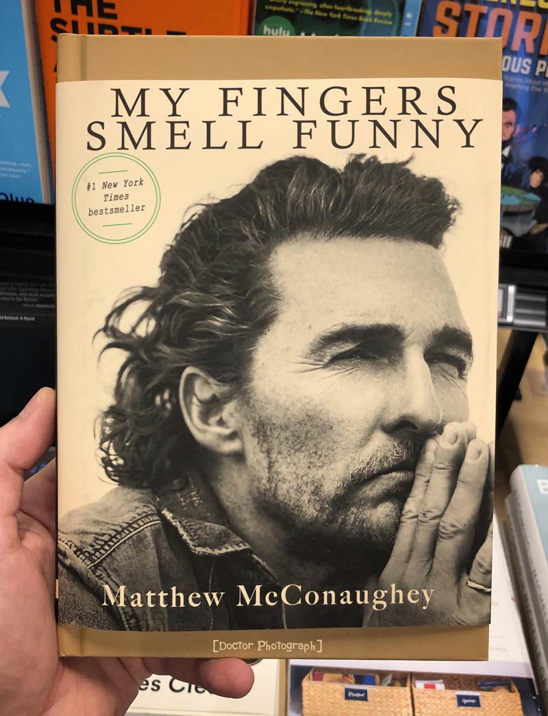Profound writing from Matthew McConaughey
