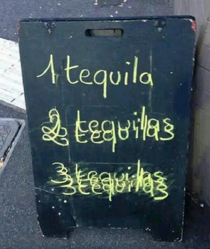 1 Tequila..