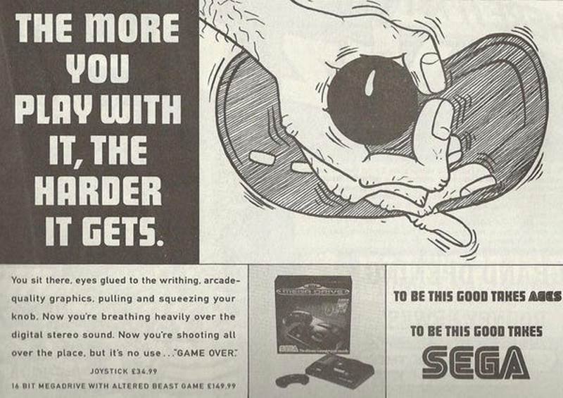 A SEGA Genesis ad from the 90's