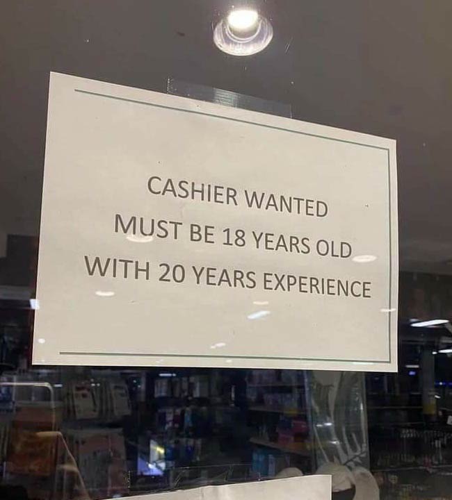 Cashier Wanted