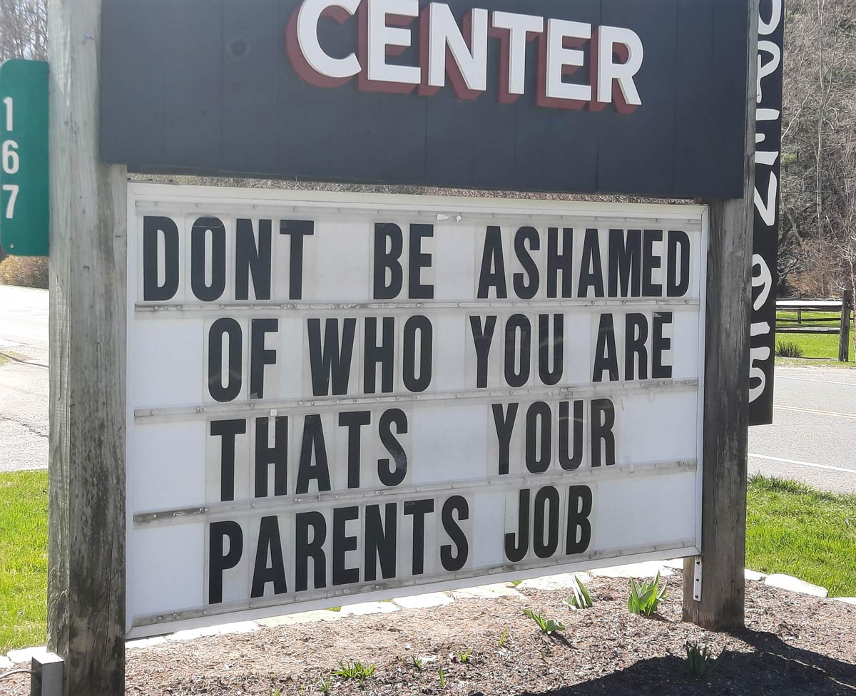 Don't be ashamed of who you are