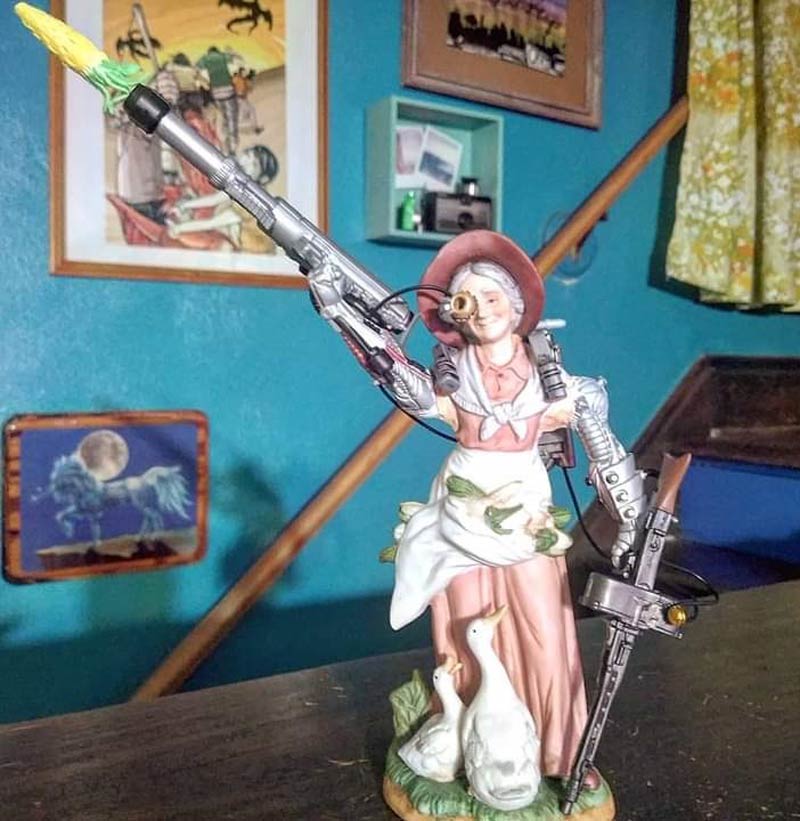 My grandma asked me to repair her broken statue. So I did, along with some upgrades