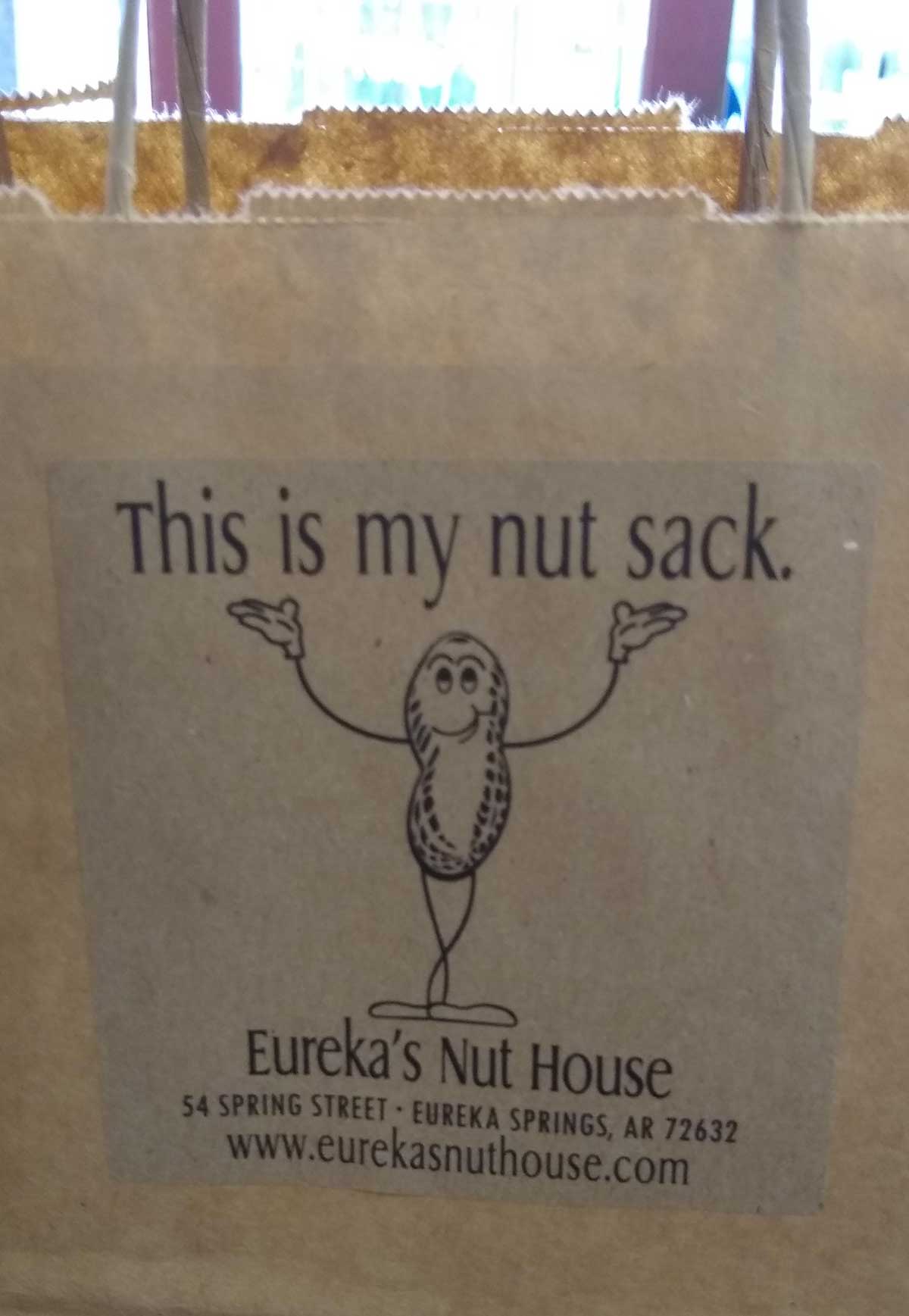 The bags for this snack shop in Arkansas