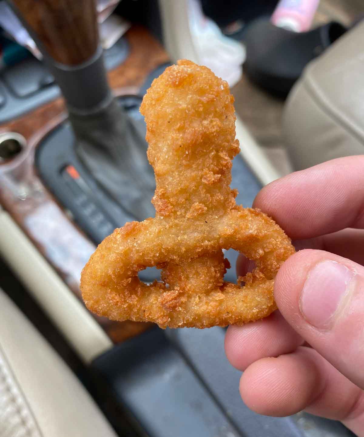I ordered onion rings from Burger King and they gave me this
