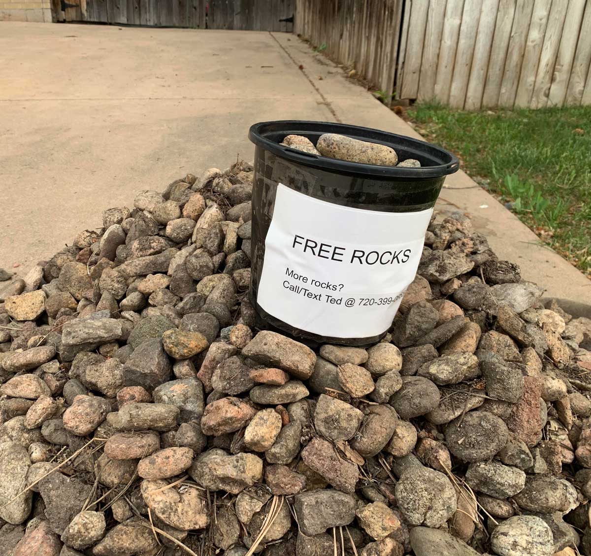 Need some rocks? I know a guy