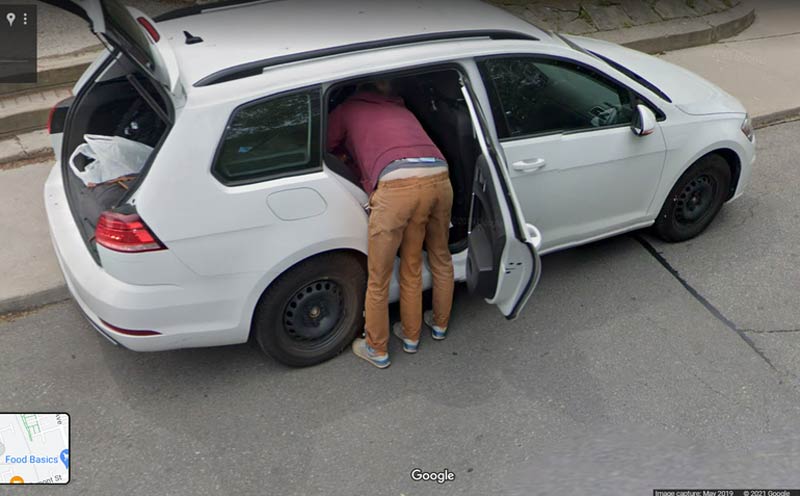 Browsing Google Street View today..