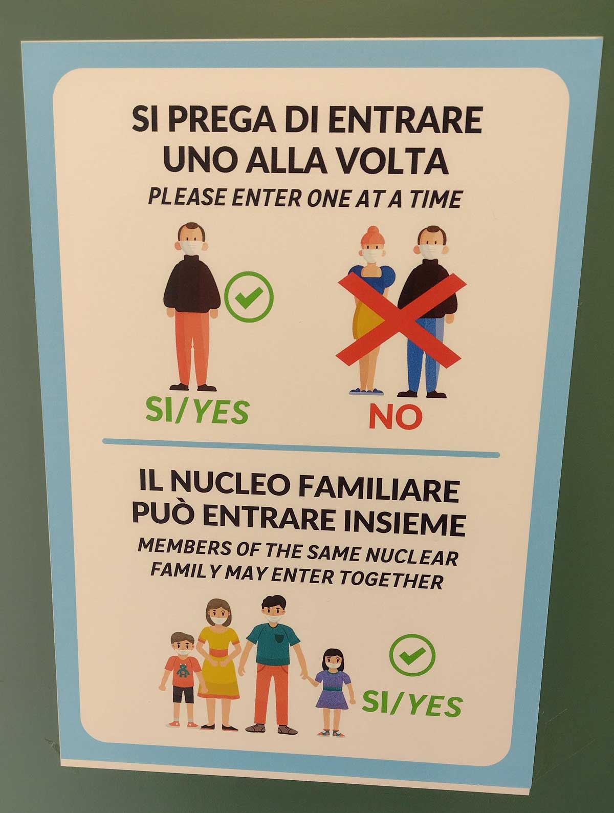 In a shopping mall in Italy