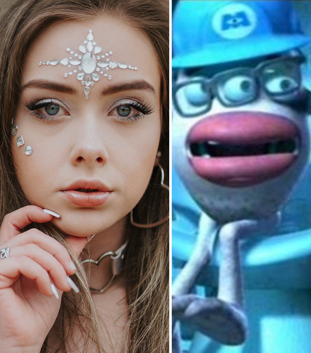 How women with lip filler think they look vs. how they really look