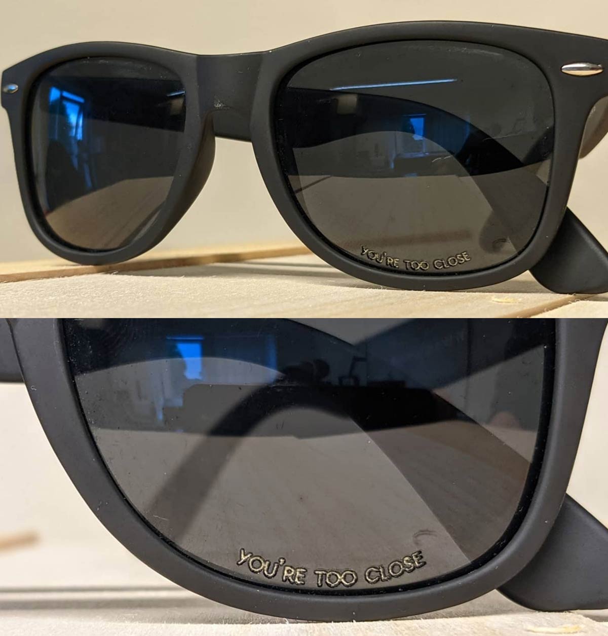Customized my sunglasses ready for a post-lockdown summer