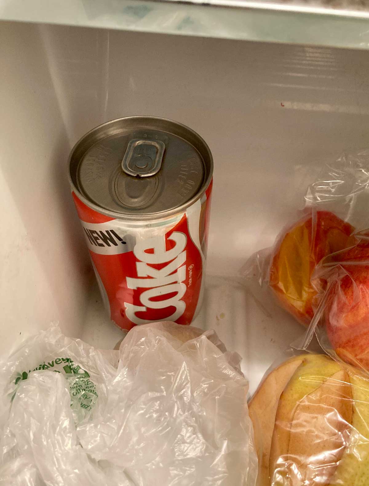 My grandma still has an unopened New Coke can in her fridge from 1985