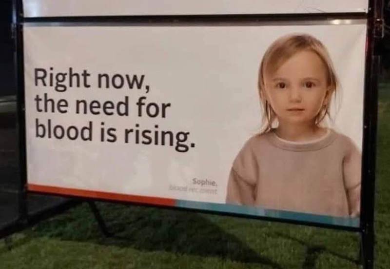 Child must feed