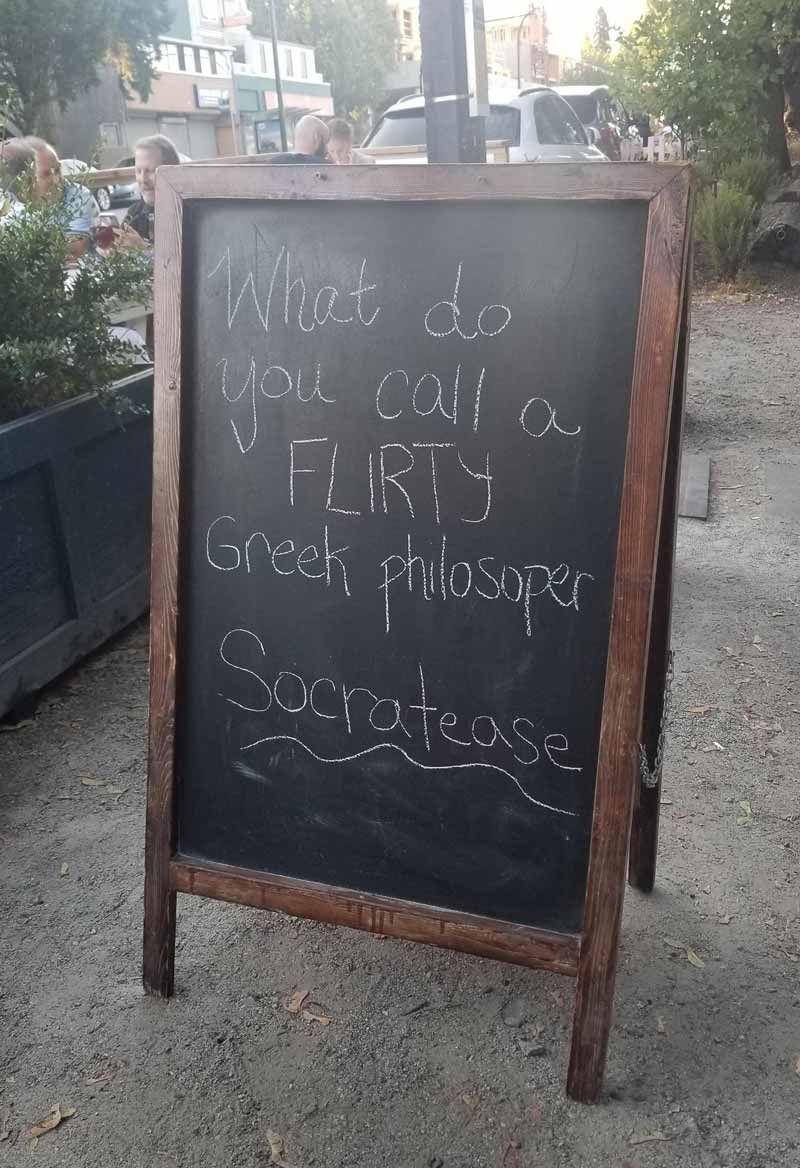 Flirty Greek Philosopher