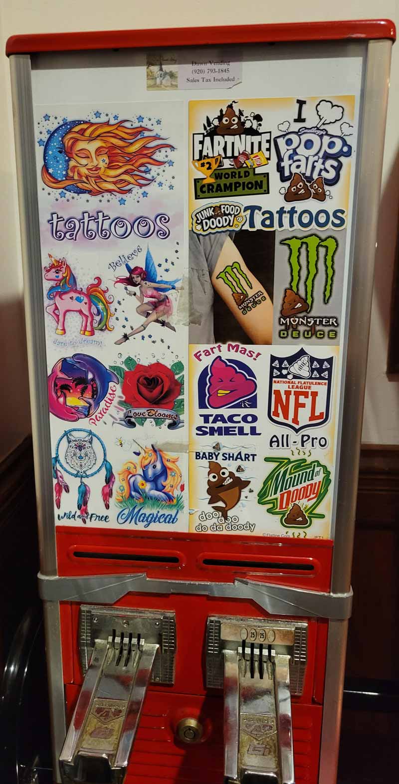 Found these tattoos at a restaurant