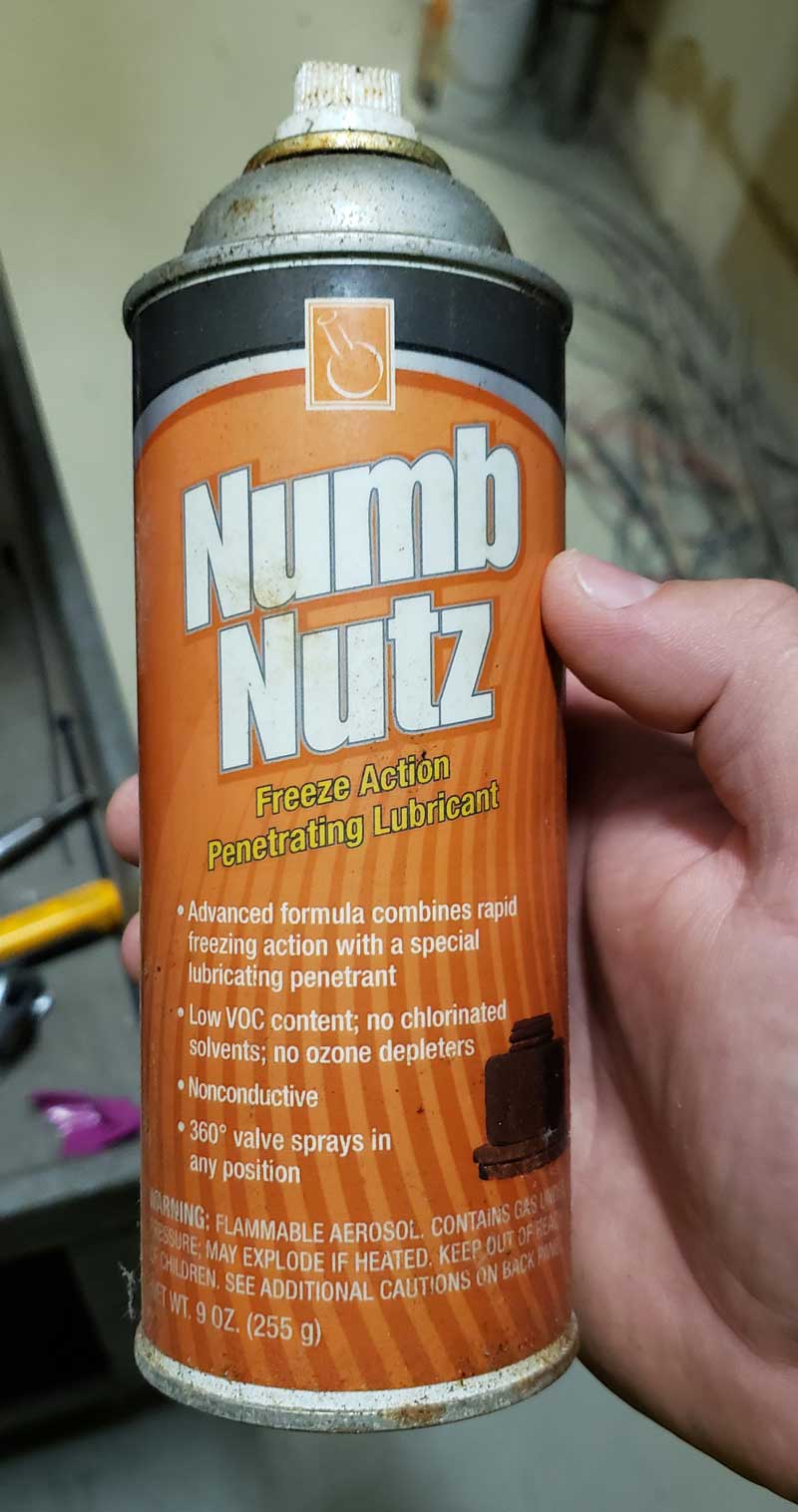 Just found an old can of lubricant