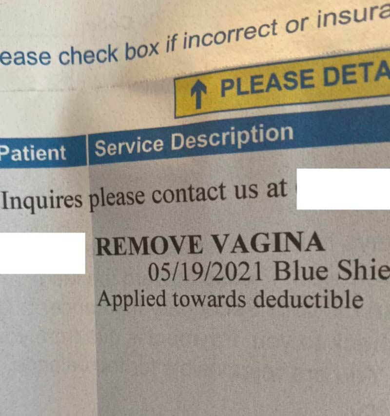 Just received the bill for a surgery I had in April..