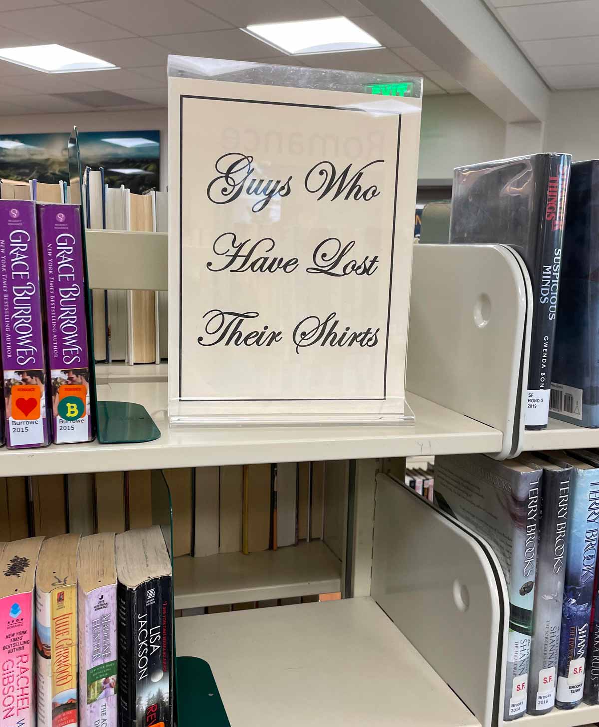 How my local library identifies the Romance Section