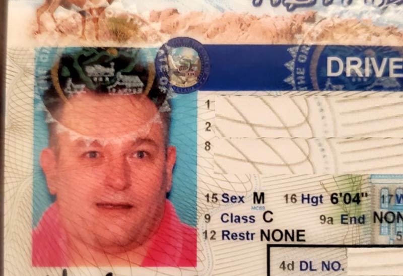 I have a long-standing battle with my buddy for the most ridiculous photo ID. My wife suggested I wear my mother's hot pink bathrobe and "Gary Busey" my hair for my new driver's licence photo, so I did