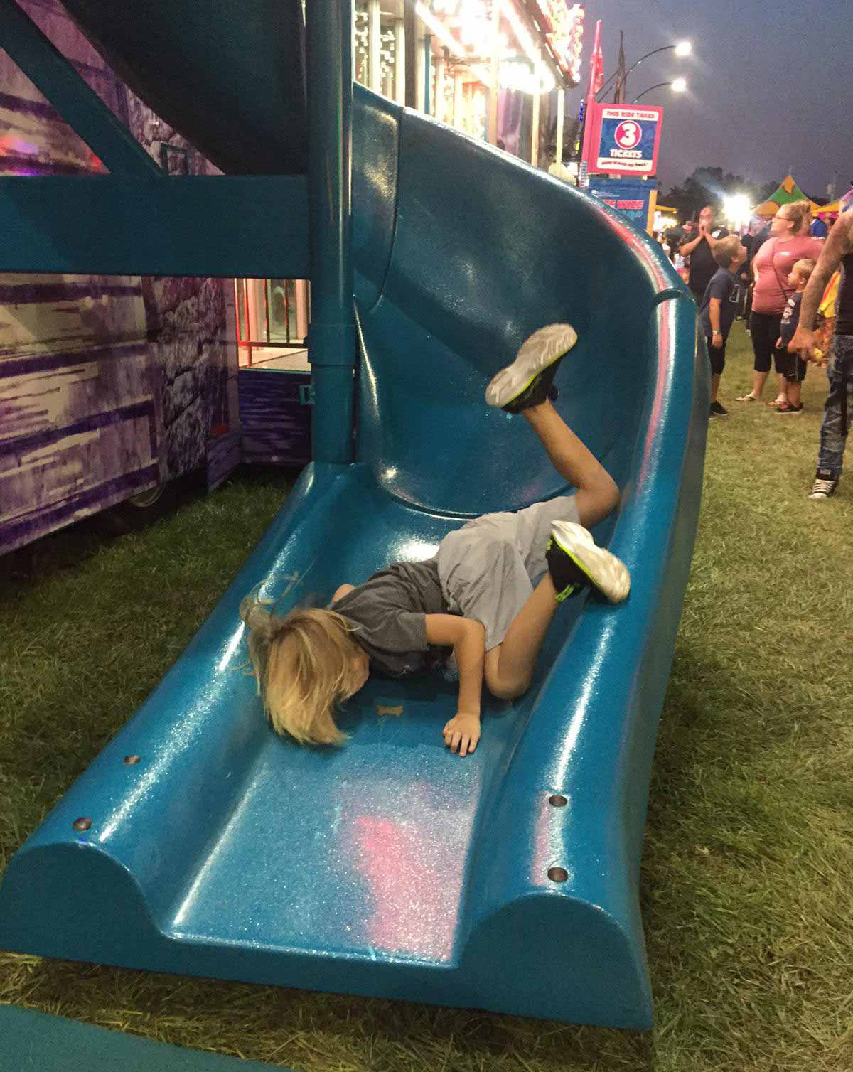 My friend’s kid enjoyed the fair this year