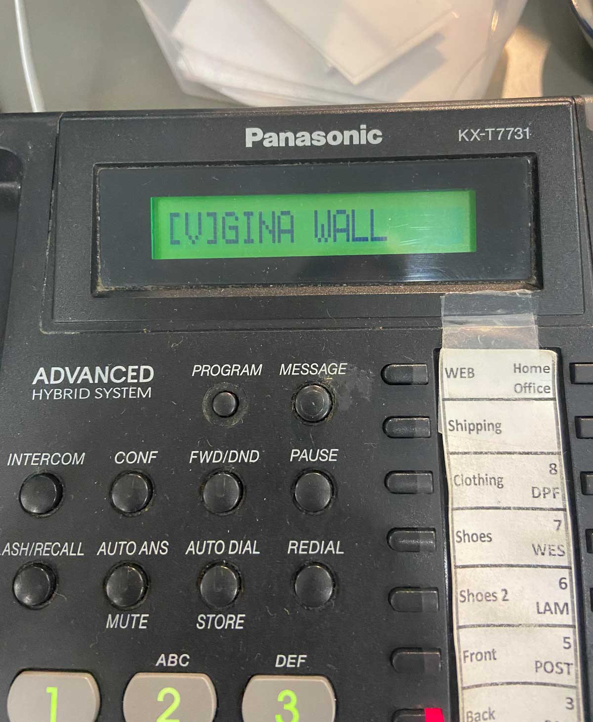 Caller ID at work today