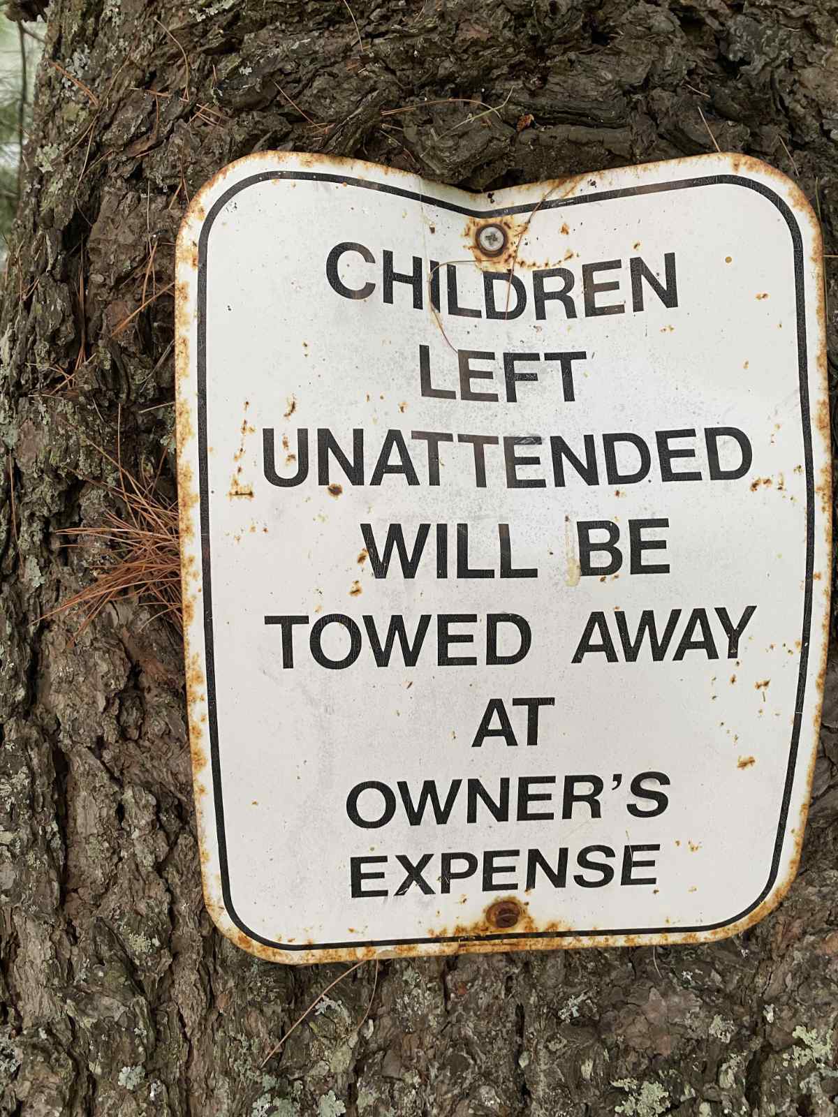 Children left unattended..