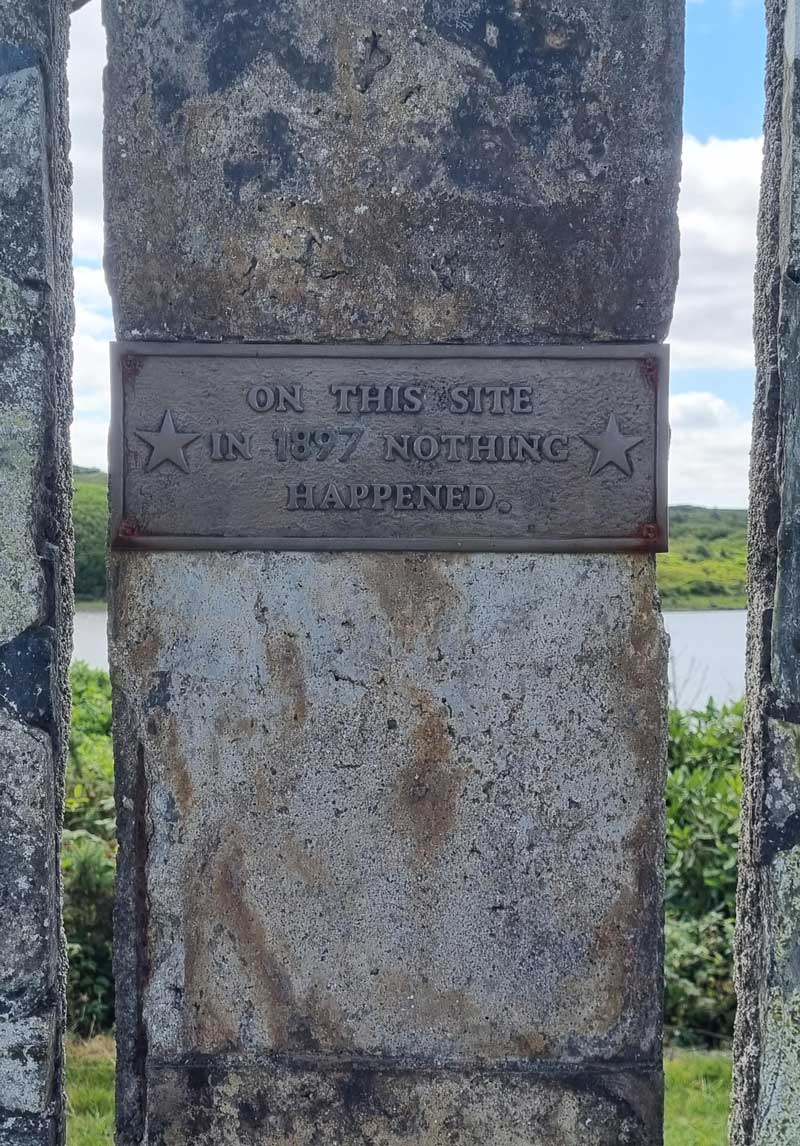 Had a little staycation in Ireland (where I'm from) and this was on one of the statues we came across
