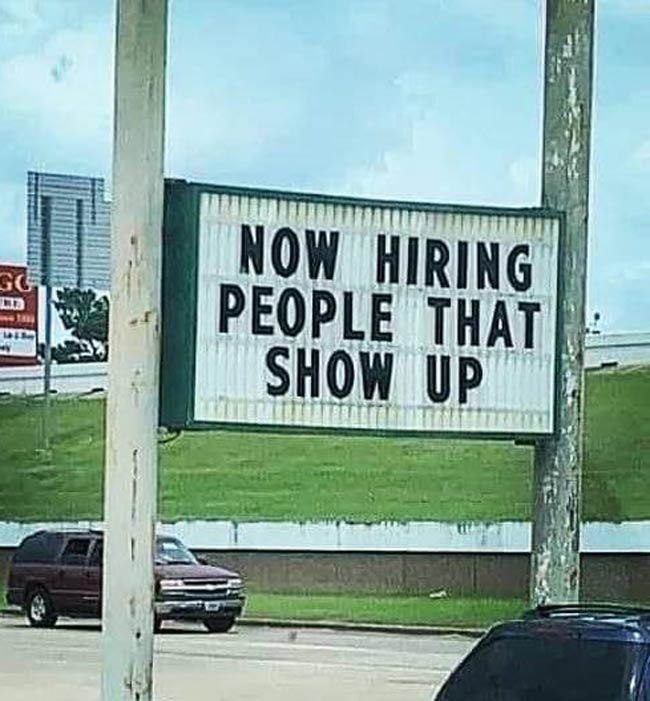 Now hiring